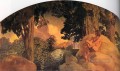 yxf0217h empaste pinturas gruesas impresionismo paisajes de montañas